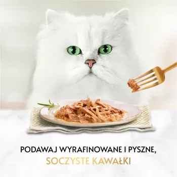 PURINA Gourmet Gold Succulent Delights Ocean fish - slapjā kaķu barība - 85g