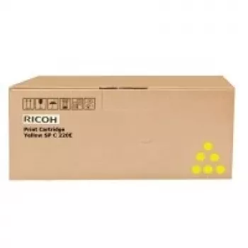 Ricoh 407546 toner kasetne 1 gab. Oriģināla Dzeltena