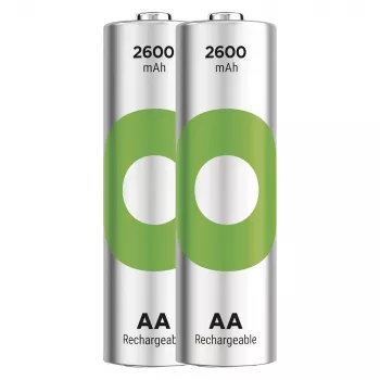 Baterijas R6/AA NI-MH 2 600mAh blister 2 gab.