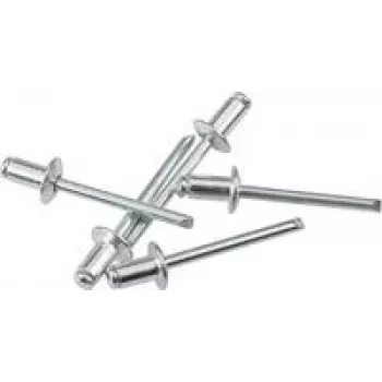 Tubulārā kniede KWB 407476 Alumīnijs 4mm diametrs 16mm garums