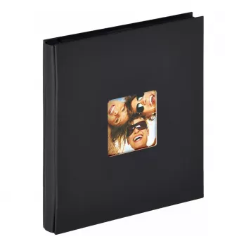 Walther Fun melns 10x15 400 fotogrāfijām Einsteckalbum EA110B - Melns - 400 lapas - XL - 310 mm - 330 mm - 3 cm