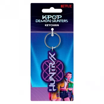 K-POP Demon Hunters Huntrix Komandas Logotips PVC Atslēgu Piekariņš