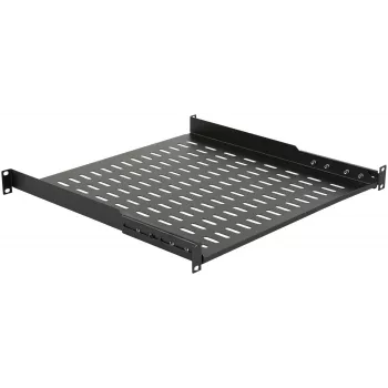 Rack plaukts LOGON RAS405BL Melns 50 kg ietilpība 19 collu