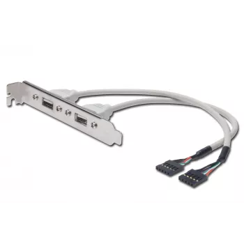 USB slotu kronšteina kabelis Digitus AK-300301-002-E