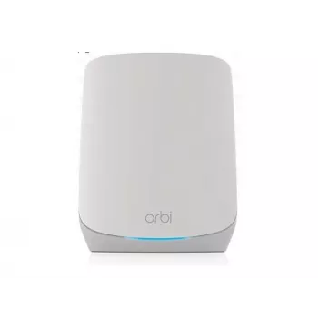 NETGEAR Orbi RBK763S Trijos joslu (2.4 GHz / 5 GHz / 5 GHz) Wi-Fi 6 (802.11ax) Balts 7 Iekšējās antenas - RBK763S-100EUS