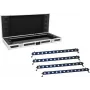 LED stieņu apgaismojuma komplekts EUROLITE 4x LED BAR-12 QCL RGB+UV, 4 gab., RGB+UV gaismas diodes