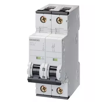 Siemens 5SY4216-6 automātiskais slēdzis 16A 400V 2-polīgs B raksturlīkne