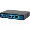 ALLNET ALL-MC116SPV-VDSL2 VDSL2 vektoringa tilta modems punkts-punktam, 2x PoE IEEE 802.3at porti, nepārvaldāms, melns