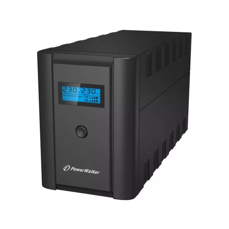 PowerWalker VI 1200 LCD/FR līnijinteraktīvs UPS 1.2 kVA 600 W 4 rozetes