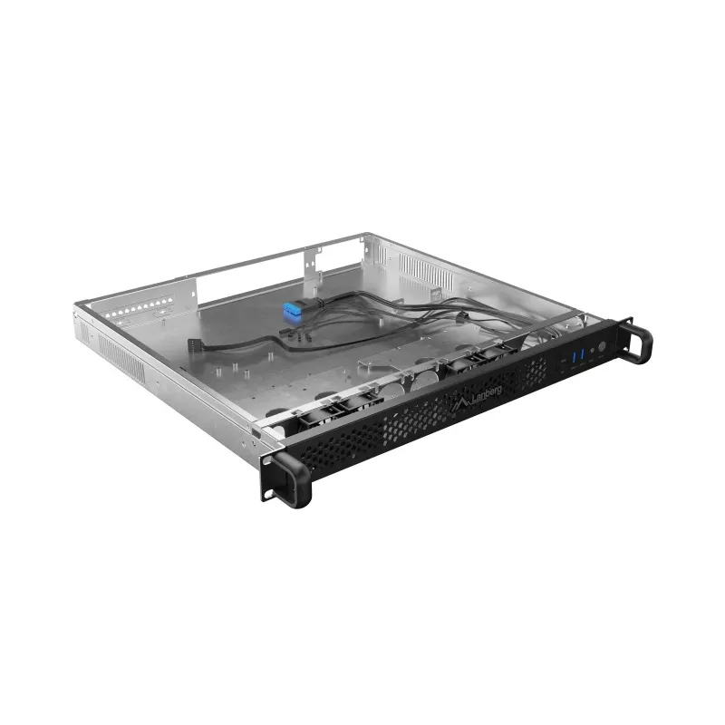 Rack šasija Lanberg SC01-4201-10B 1U Melna 4 Ventilatori