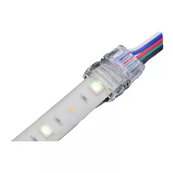Synergy 21 LED FLEX lentes papildinājums Easy Connect Strip to Wire 12mm RGB-W IP65/54