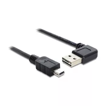 USB kabelis DeLOCK 2m USB 2.0 A - miniUSB m/m 83379 Melns