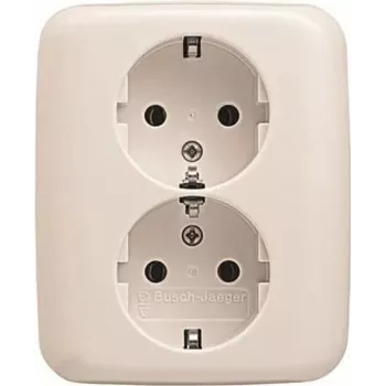 BUSCH JAEGER BJ 202 EUJ-214 202 EUJ-214 SCHUKO Divkāršā kontaktligzda