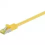 Wentronic Goobay Cat.7 Raw Cable Patch Cable, S/FTP (PiMF), Dzeltens, 1 m - LSZH Halogēnu Nesaturošs, Varš, RJ45 Spraudnis (91584)