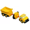 Popular Playthings Mix or Match Vehicles Construction Black Yellow transportlīdzekļu komplekts