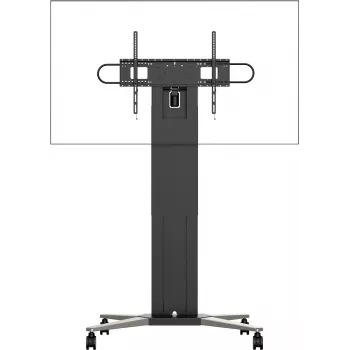 Vision motorizēts ratiņš plakanajam ekrānam, tērauds, matēti melns, 119.4-228.6 cm (47-90 inch)