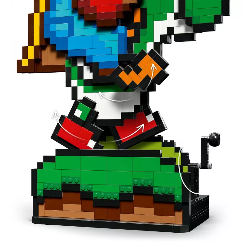 Būvējamā rotaļlieta LEGO Super Mario World Mario & Yoshi komplekts 71438 — interaktīvas figūras un būvējami spēles elementi