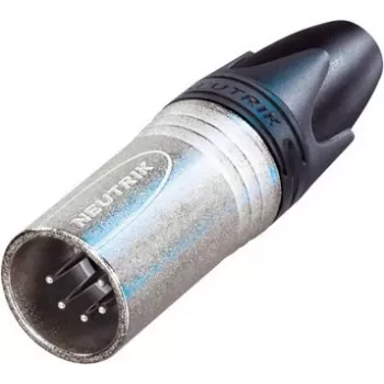 Neutrik XLR savienotājs, taisns, 5 polu, sudraba NC5MXX 1 gab.