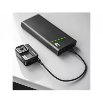USB kabelis Green Cell KABGC22 USB 2.0 1.2m USB A USB C Melns