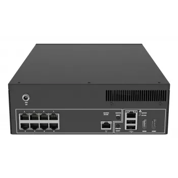 Tīkla video ierakstītājs AXIS S2208 Mk II, 8 kanāli, 4 TB HDD, SATA, 7680×4320 max, IEEE 802.3at, Melns