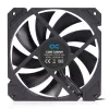 Alphacool Core 120 mm ventilators 3000 RPM 7.83 mmH2O dubultā lodīšu gultnis Melns 120x120x25 mm