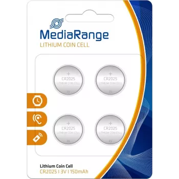 Vienreizējās lietošanas baterija MediaRange MRBAT131 CR2025 3V (4 gab.)