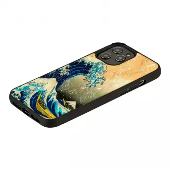 Aizsargmaciņš iKins Apple iPhone 12 Pro Max ar Great Wave dizainu