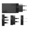 Lenovo 40AW0065WW universāls mobilās ierīces lādētājs, melns, iekštelpām