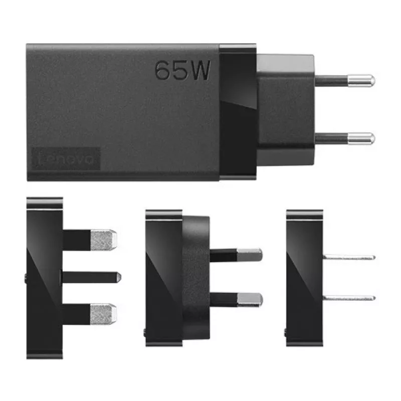 Lenovo 40AW0065WW universāls mobilās ierīces lādētājs, melns, iekštelpām