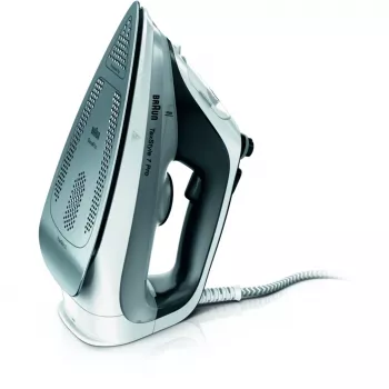 Braun TexStyle 7 Pro SI7149WB gludeklis (sausā un tvaika režīms) EloxalPlus zole 2900 W Melns, Balts