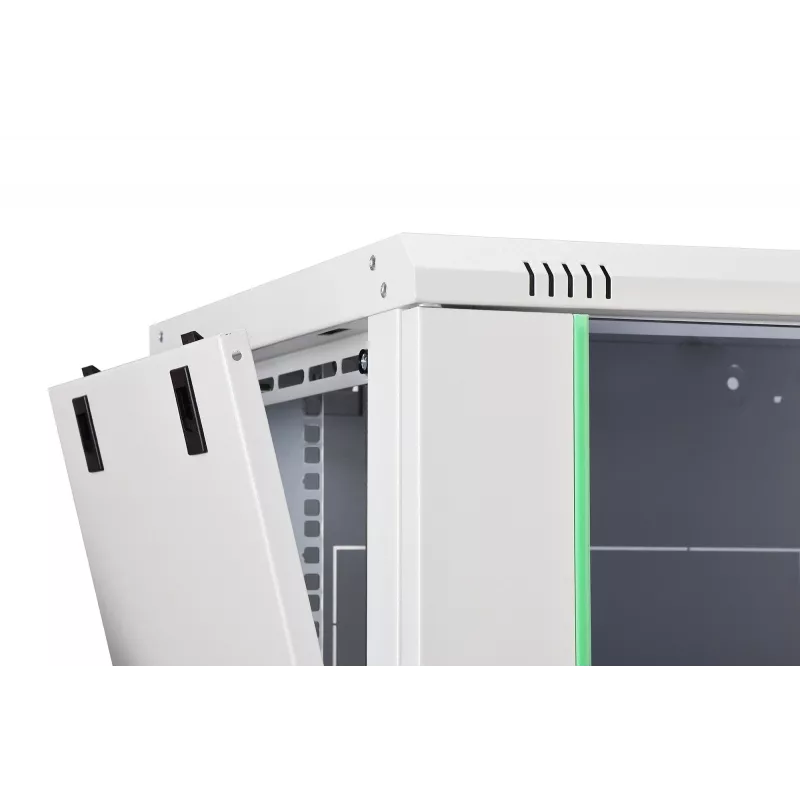 Sienas 19 inch skapja korpuss DIGITUS Dynamic‑N DN-37100, 7U, 600x450 mm (PxD), IP20, gaiši pelēks, neizmontēts
