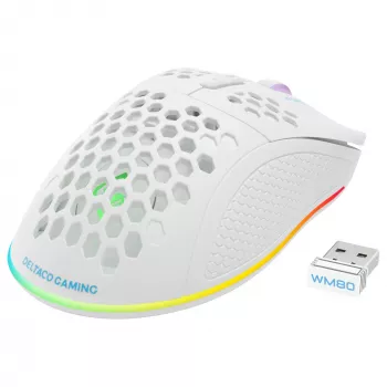 Datorpele Deltaco GAM-120-W RF Bezvadu USB Type-C