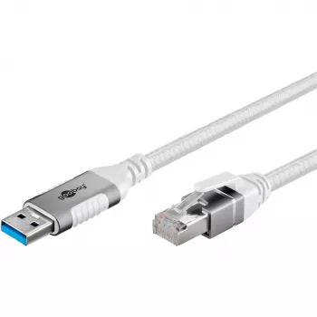 Ethernet kabelis USB-A 3.2 Gen1 spraudnis > RJ-45 spraudnis, LAN adapteris