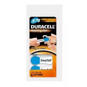 Duracell 2930 cinka-gaisa baterijas dzirdes aparātiem (6 iepakojumā)