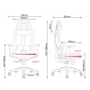 Ergonomiskais premium biroja krēsls Ergo Officer ER-414