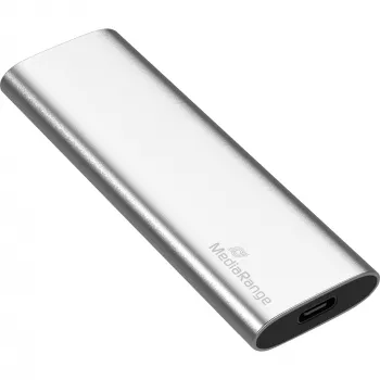 MediaRange MR1102 ārējais SSD 480GB USB 3.2 Gen 2 (USB-C) sudrabs
