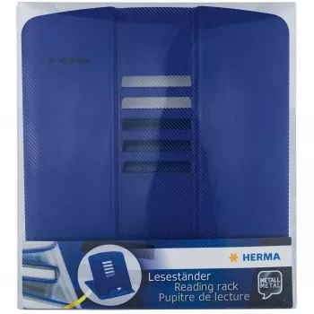 Grāmatu turētājs HERMA 19962 Zils Metāls