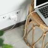 Pagarinātājs QOLTEC 52548 ar 3×AC kontaktligzdām un USB portu