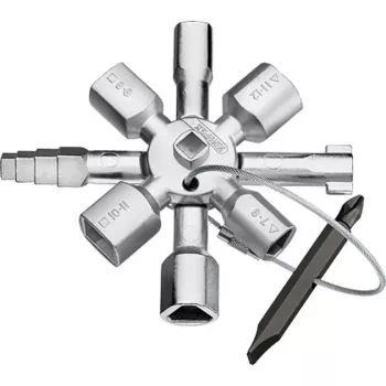Knipex 00 11 01 atslēga vadības skapjiem un sadales paneļiem
