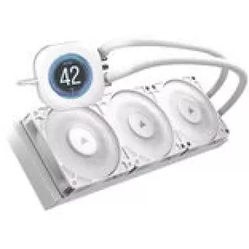 Viss vienā šķidruma dzesētājs Corsair Nautilus 360 RS 12 cm Balts