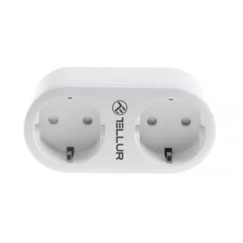 Tellur WiFi AC Divkontakts ar enerģijas mērīšanu, 16A, 2400W