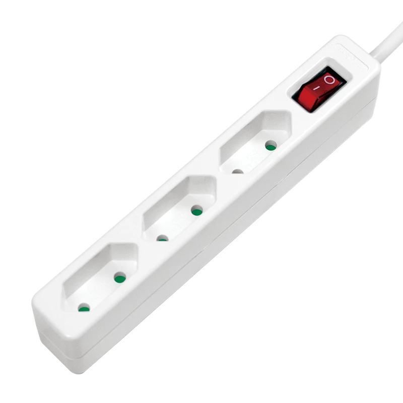 Pagarinātājs LogiLink LPS230 1.5m 3 AC kontaktligzdas Iekštelpām Balts