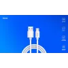 Savio USB 2.0 USB A - Micro USB balts CL-167 3 m kabelis