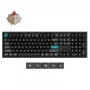 Mehāniskā tastatūra Keychron Q6 Ultra 8K — Full-size (100%), USB + RF bezvadu + Bluetooth, RGB, Melna
