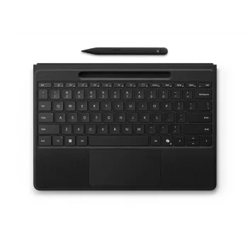 Microsoft Surface Pro Flex tastatūra ar skārienpaliktni un Slim Pen dokstaciju, QWERTZ vācu, Bluetooth, melna (8YU-00006)