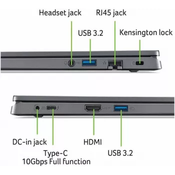Portatīvais dators Acer Aspire 17 A17-51GM 17,3 collu Intel Core 7 150U 16GB RAM 1.024TB SSD GF RTX 2050 Win 11 Home
