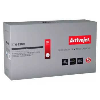 Tonera kasetne ActiveJet ATH-53NX melna, saderīga ar HP 53X/Canon CRG-715H, 7900 lpp., vienā iepakojumā