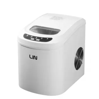 Pārnēsājams ledus gabaliņu ražotājs LIN ICE PRO-W12 balts