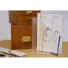 MAUL akrila žurnālu turētājs A4, caurspīdīgs, biezums: 3,8 mm, izmēri: (P)98 x (D)263 x (A)307 mm (19510-05)