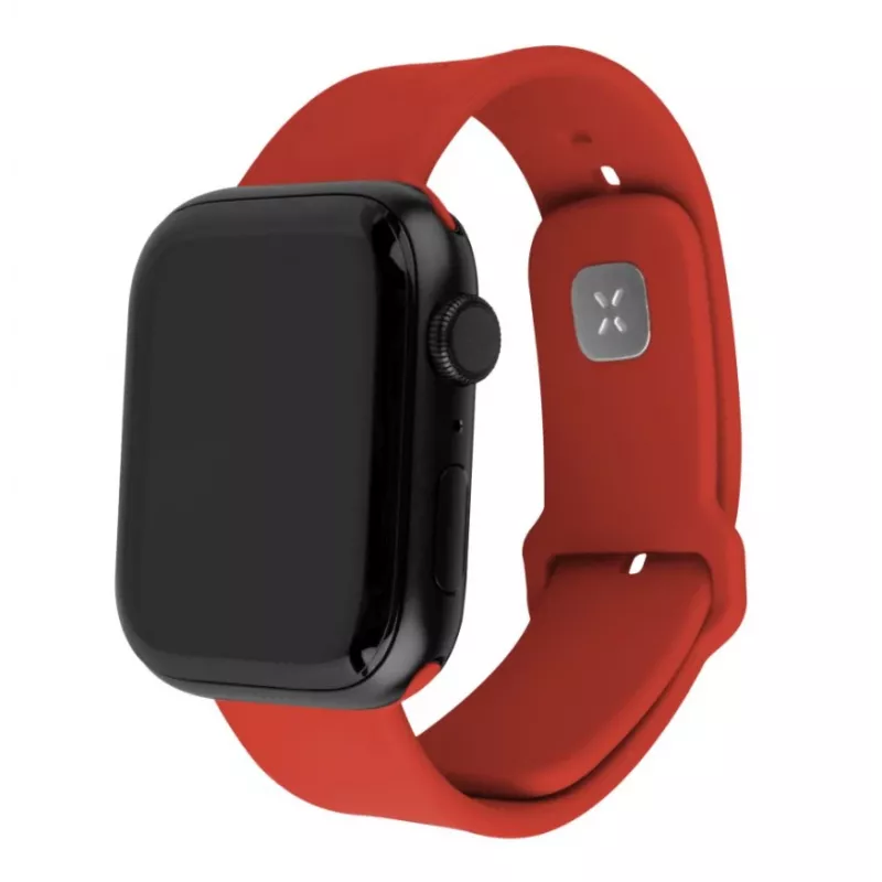 Fixed | Sportīga siksniņu komplekts Apple Watch 42/44/45 mm | 170-235 mm | Sarkana | Silikons